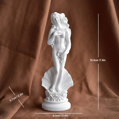 Aphrodite Greek Goddess Sculpture – Venus Figurine Human Body Art Ornament for Home, Office, and Living Room Decor