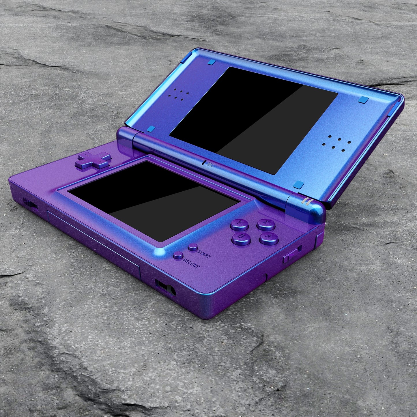 eXtremeRate Replacement Full Housing Shell for Nintendo DS Lite – Case Cover with Buttons & Screen Lens for NDSL