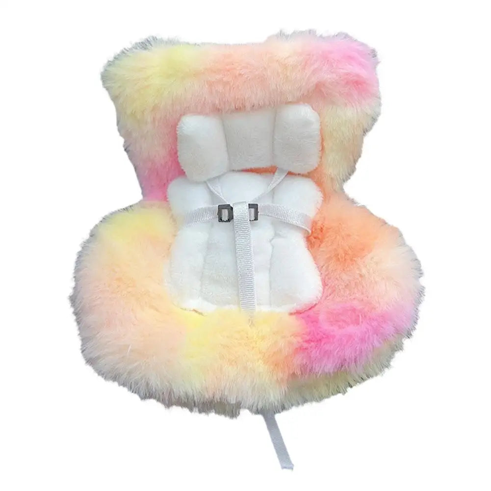 17cm Doll Seat Mini Sofa – Labubu Car Air Outlet Decoration & Doll Accessory Gift