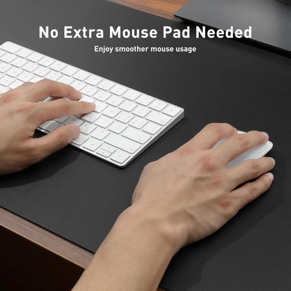 Large Waterproof PU Leather Desk Mouse Pad – Gaming Keyboard Desk Mat, Office Writing Surface Protector for Home & Work Setup