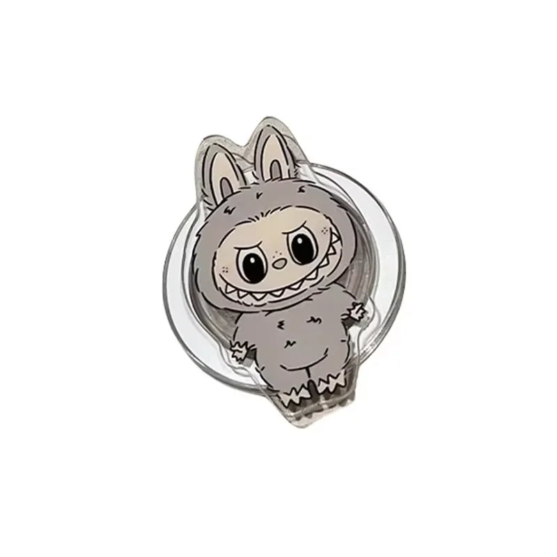 Labubu The Monsters Box — Magnetic Folding Phone Grip & Holder with Cute Cartoon Design for iPhone & Samsung