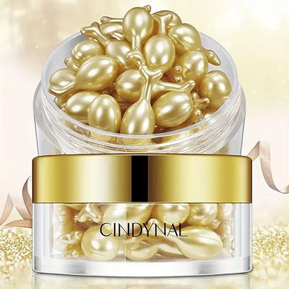 Placenta & Hyaluronic Acid Essence Capsules - Deep Hydration and Nourishing Facial & Neck Skincare for Smooth, Radiant-Looking Skin
