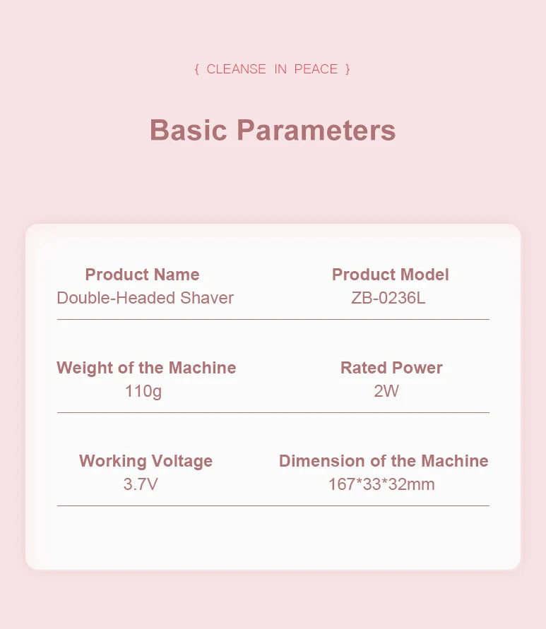 Electric Razor for Women – Painless Facial Epilator & Body Hair Trimmer for Mustache, Legs, Bikini, and More