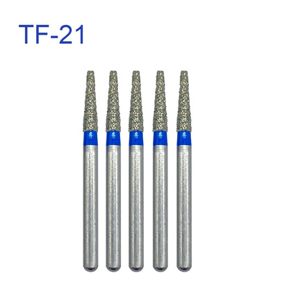 5pcs FG Dia 1.6mm Dental Drills – High-Speed Handpiece Diamond Burs for Teeth Whitening