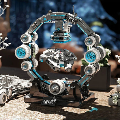 Star Plan Falcon Spaceship Building Blocks – DIY Model Toy Set for Boys, Adults & Christmas Gifts