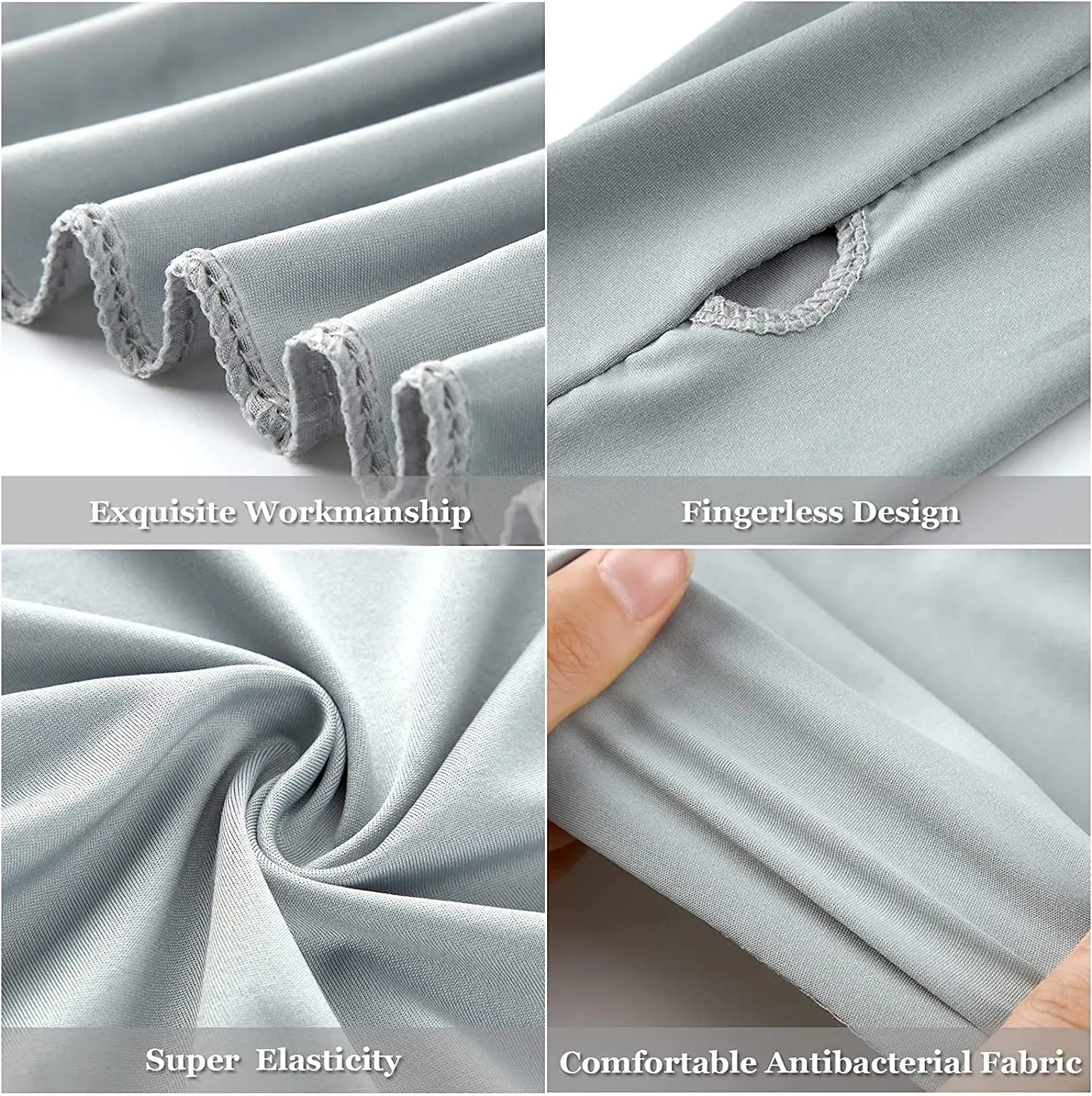 Ultra-Thin Ice Silk Arm Sleeves – UV Protection Breathable Long Sun Gloves for Outdoor Sports