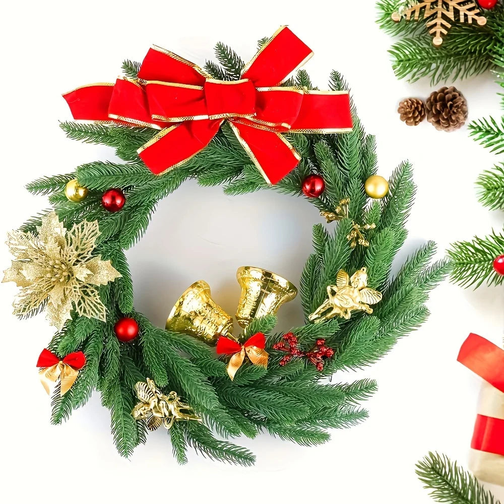20pcs Artificial Green Pine Branches – DIY Christmas Tree & Winter Home Decor