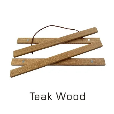 Teak Pine Wood Magnetic Poster Frame - 21–100cm Canvas Art Hanger for Photos, Paintings & Posters