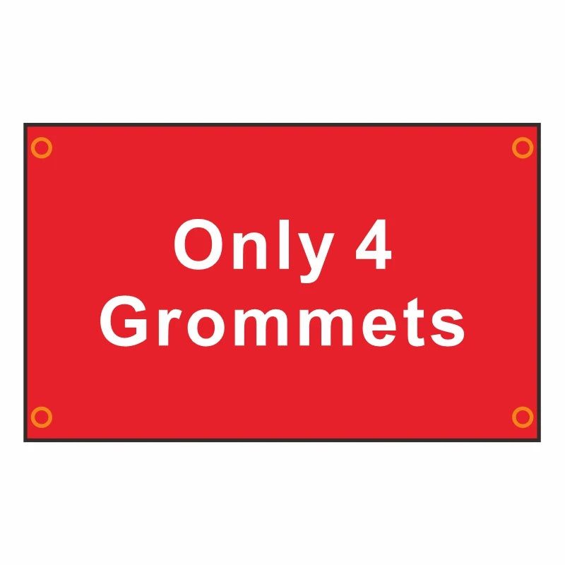 Custom Digital Print Flag Banner - Personalized Company Logo Polyester Outdoor Advertising Flag with Brass Grommets for Events & Promotion