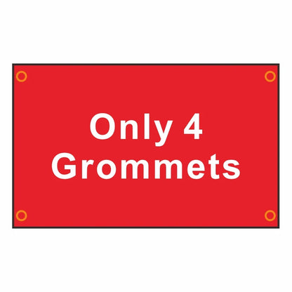 Custom Digital Print Flag Banner - Personalized Company Logo Polyester Outdoor Advertising Flag with Brass Grommets for Events & Promotion