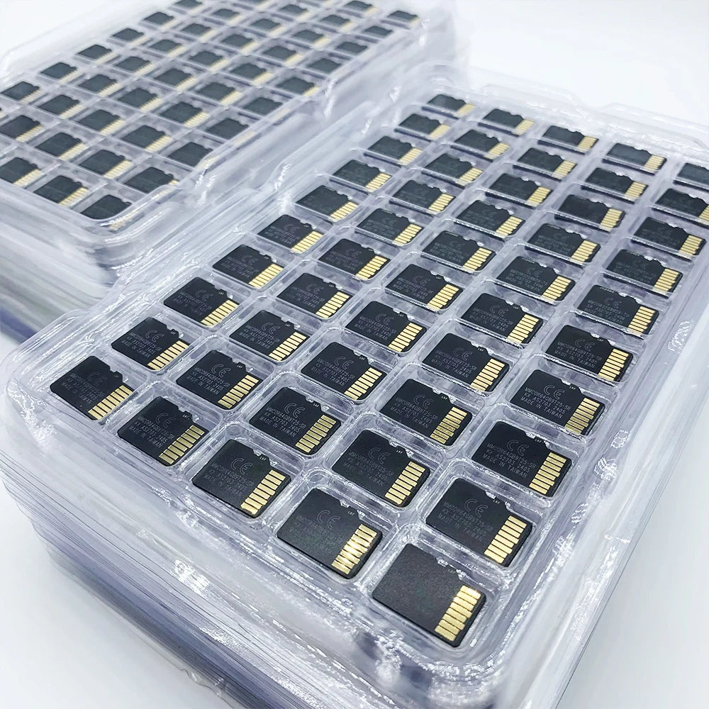 50PCS TF & SD Memory Cards – Class 10 2GB-256GB with Custom Logo for Digital Devices