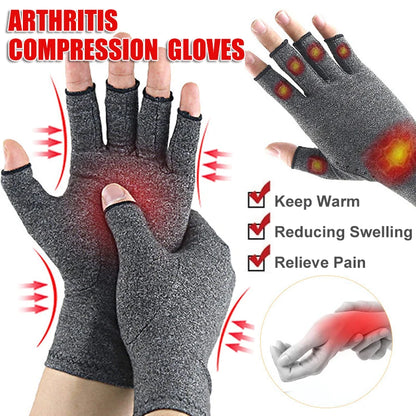 Fingerless Compression Gloves - Hand Support and Everyday Comfort