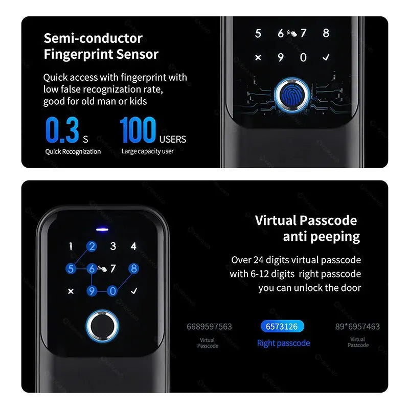 TTlock Smart Key Lock Box – Wireless Digital Code & Bluetooth Key Safe, App-Controlled Electronic Key Box for Home or Host