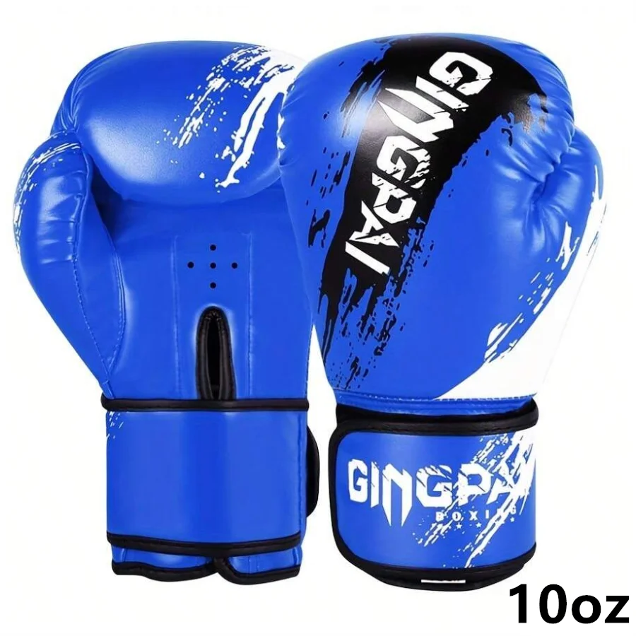 Adult Boxing Gloves - Comfortable Adjustable Punching & Sparring Mitts for Men - Black, Red, Blue Hand Protector