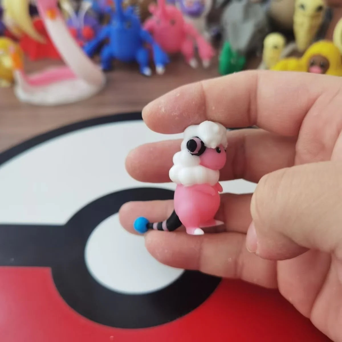 Pokemon Collectible Figures - 1:20 DIY 3D Printed Kawaii Cartoon Character Models & Kids Christmas Gift Toys