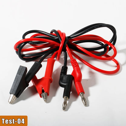 Multimeter Test Leads with Alligator Clips, Banana Plug Universal Cable, Crocodile Clip Test Wires