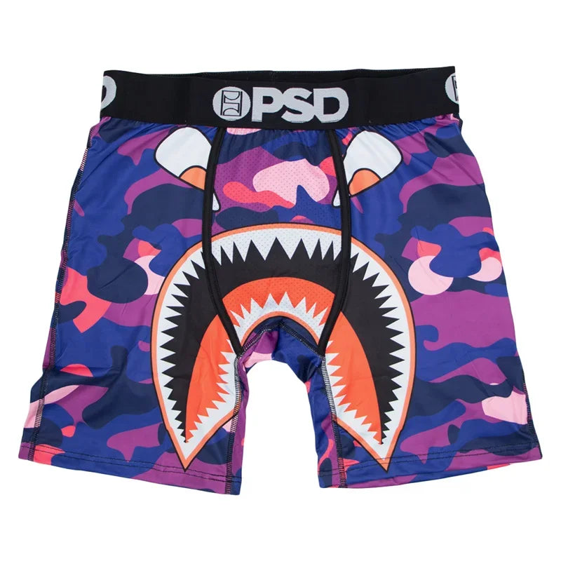Sexy Men's Underwear - Breathable Printed Boxers & Trunks, Plus Size Lingerie Boxer Briefs for Men