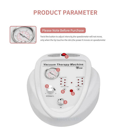 Vacuum Therapy Breast Massager Machine – Lifting & Body Slimming Chest Enlargement Pump Beauty Care Equipment