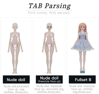 1/4 BJD Doll Carmen A Bariy — High-Quality Ball Jointed Doll Toy Gift for Girls