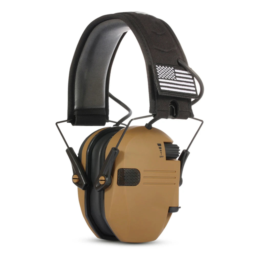 Active Helmet Mounted Earmuffs – Electronic Hearing Protection, Noise Reduction Headphones for Shooting & Hunting