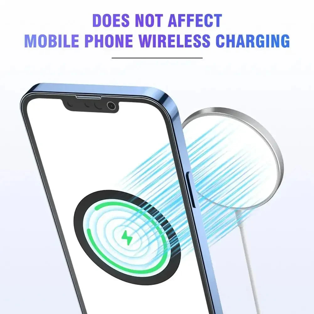 Magsafe Magnetic Plate Ring – Universal Metal Sticker for Wireless Charger & Car Magnet Holder