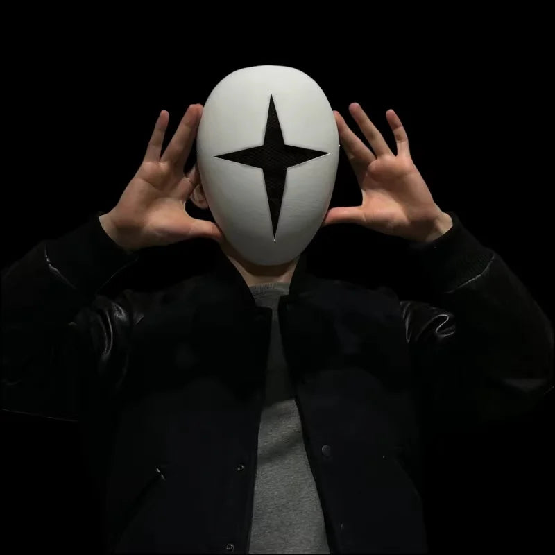 3D Printed Designer Punctuation Mask - Masquerade Cosplay Costume for Singer, DJ, Stage, Rock & Hip Hop Performances