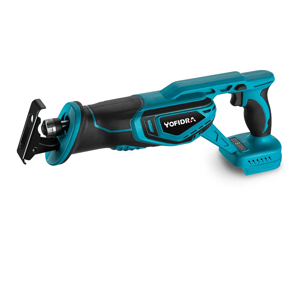 YOFIDRA 3000W Brushless Reciprocating Saw — 4-Blade Multifunction Metal, Wood & Pipe Cutter for 18V/21V Battery