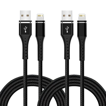 Original Lightning Cable USB – Fast Charging Wire for iPhone 14-6S Plus, X, XR, XS, 13, 12, 11 Pro Max, SE, Nylon Braided Charger Cord