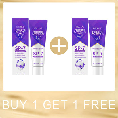 SP-6 Whitening Toothpaste with Probiotics – Plaque & Tartar Removal, Fresh Breath & Oral Hygiene