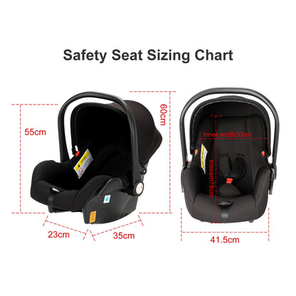 High-Quality 3-in-1 Newborn Baby Stroller — Lightweight Folding Cart with Comfort Seat & ISOFIX Safety
