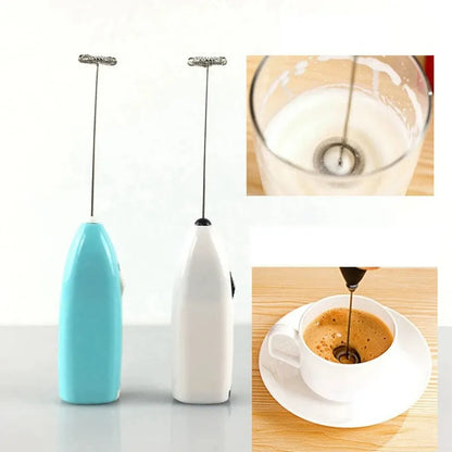 Portable Automatic Egg Beater & Milk Frother - Electric Coffee Whisk Mixer for Effortless Frothing - Kitchen Coffee Tool