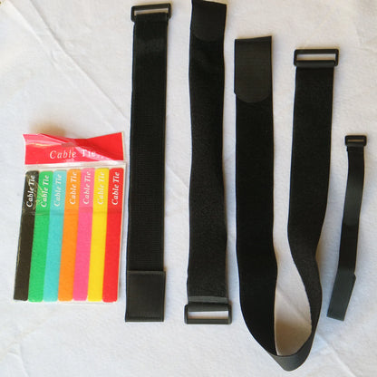 Reusable Nylon Luggage Straps with Buckle – 5cm x 0.5M/1M Hook & Loop Fastening Tape