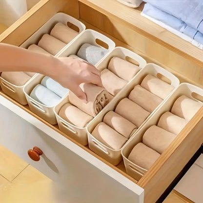 10pcs Desktop Storage Box Set - Large Capacity Organizer for Underwear, Accessories & Household Sundries