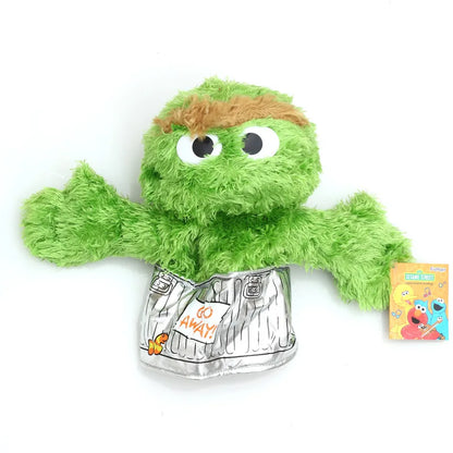 Sesame Street Elmo Hand Puppet - Large Soft Plush Cartoon Toy for Kids, Birthday & New Year Gifts