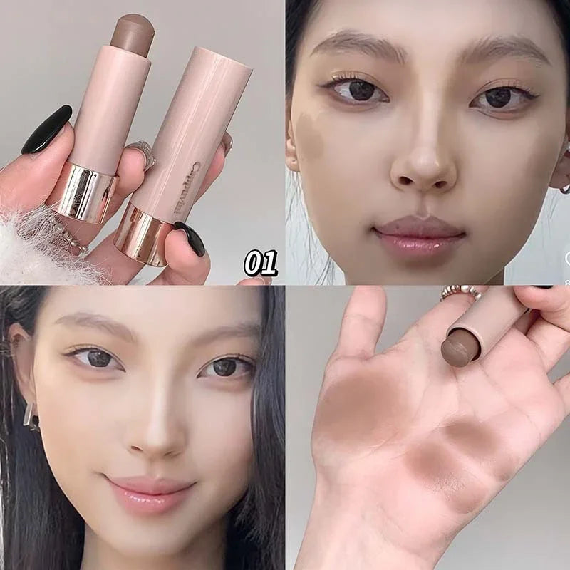Waterproof Contour Stick - Creamy Bronzer Makeup Pen for Face Sculpting & Concealing
