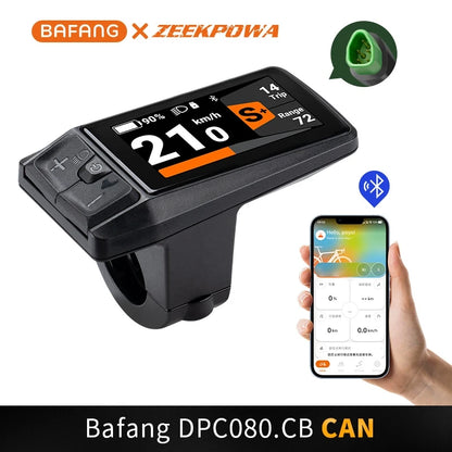 Bafang DP C080.CB E-Bike Display - CAN Protocol Triangle Plug with Type-C Charging Port for M500 M600 G510 M620 M420 M300