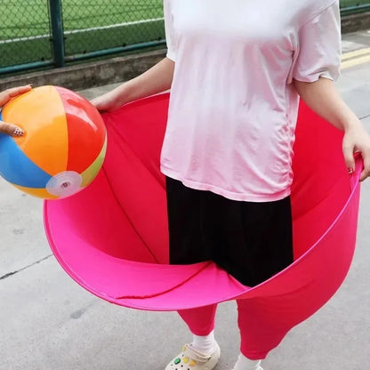 Funny Granny Pants Yard Game - Outdoor Parent Child Tossing Ball Game Set for Family Parties & Recreation