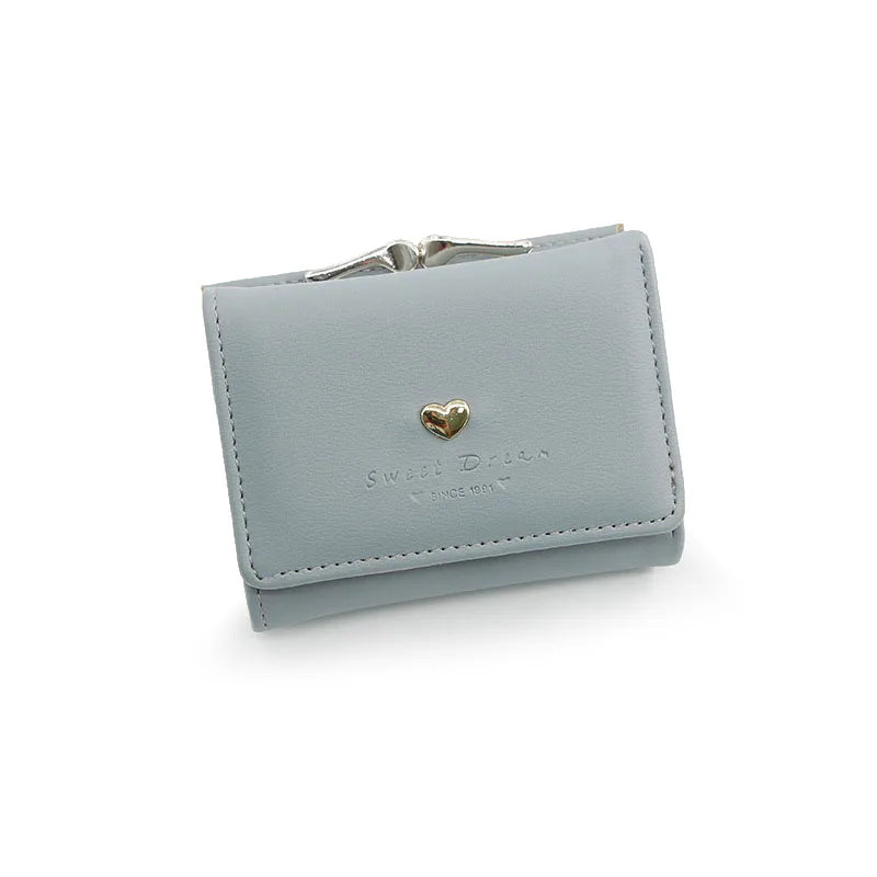 New Mini Short Women’s Wallet – High-Quality Luxury Coin Pocket, Card & Photo Holder, Cute Purse for Girls
