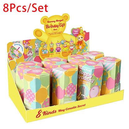 New Sonny Angel Blind Box – Birthday Series Animal Anime Figures, Cute Desktop & Car Ornaments, Christmas Gift