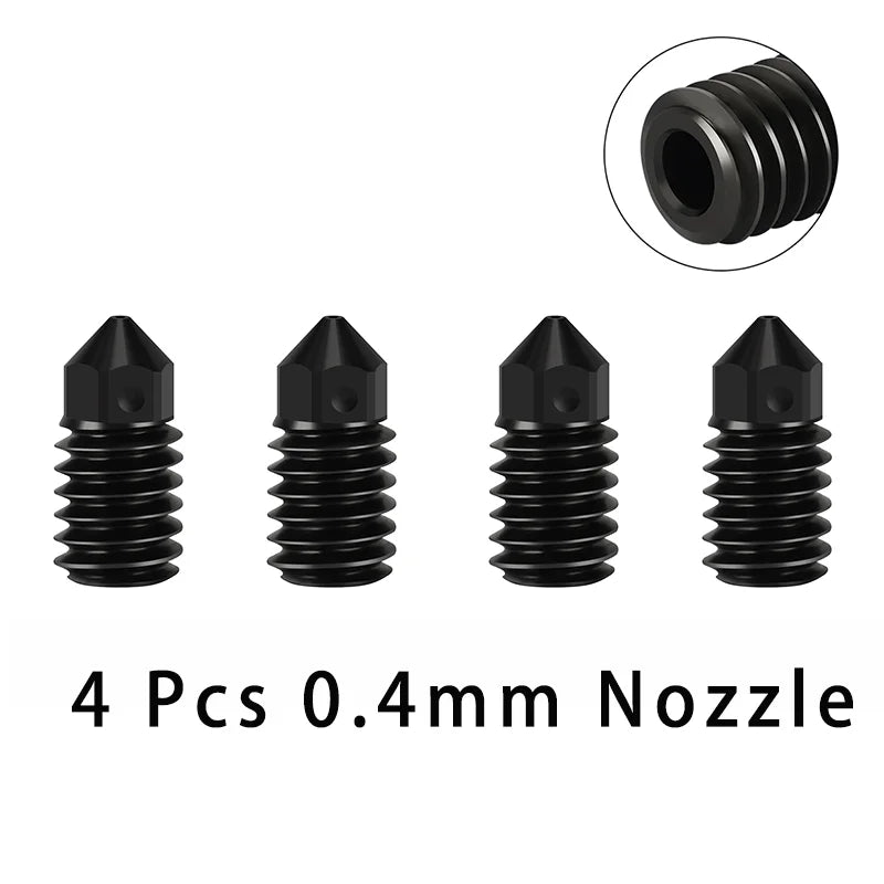 Bambu Lab A1 Mini Hotend Kit – 0.2/0.4/0.6/0.8MM Replaceable Nozzle for A1/A1 Mini 3D Printer Assembly