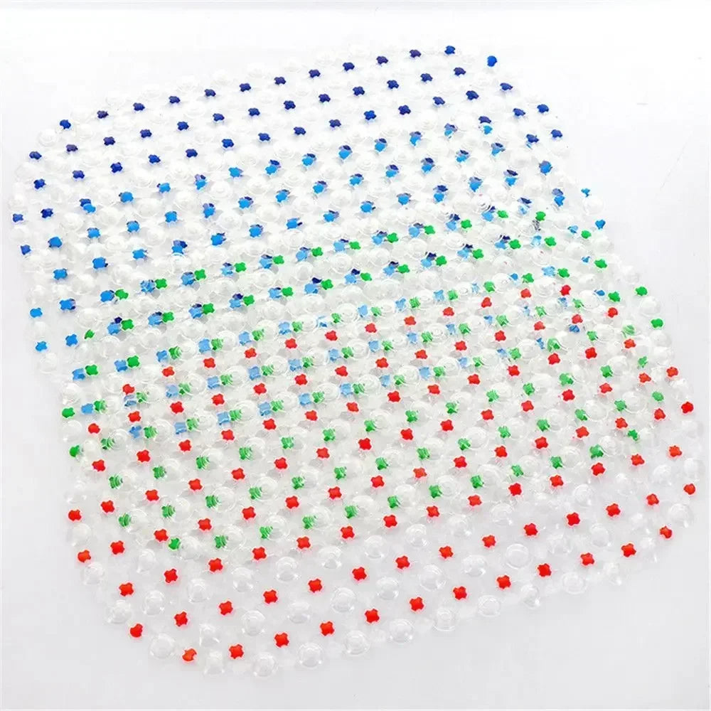 New Household Non-Slip Bath Mat – Suction Cup Bathroom Rug, Massage Bathtub Mat, Carpet Supplies for Bathroom