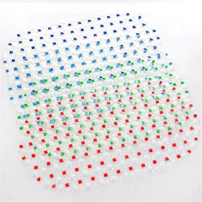 New Household Non-Slip Bath Mat – Suction Cup Bathroom Rug, Massage Bathtub Mat, Carpet Supplies for Bathroom