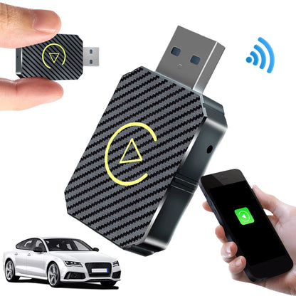 2-in-1 Wireless CarPlay & Android Auto Adapter — WiFi & BT5.0 Smart Mini Dongle, Plug & Play Fast Connect