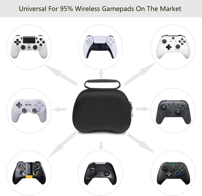 Universal Game Controller Storage Bag – EVA Hard Shell Protective Case for Xbox & PS5 Controllers