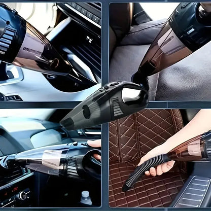 Wireless & Wired Handheld Car Vacuum Cleaner – Dual-Purpose Cleaner for Home and Car, 3M Cigarette Lighter Power Cord