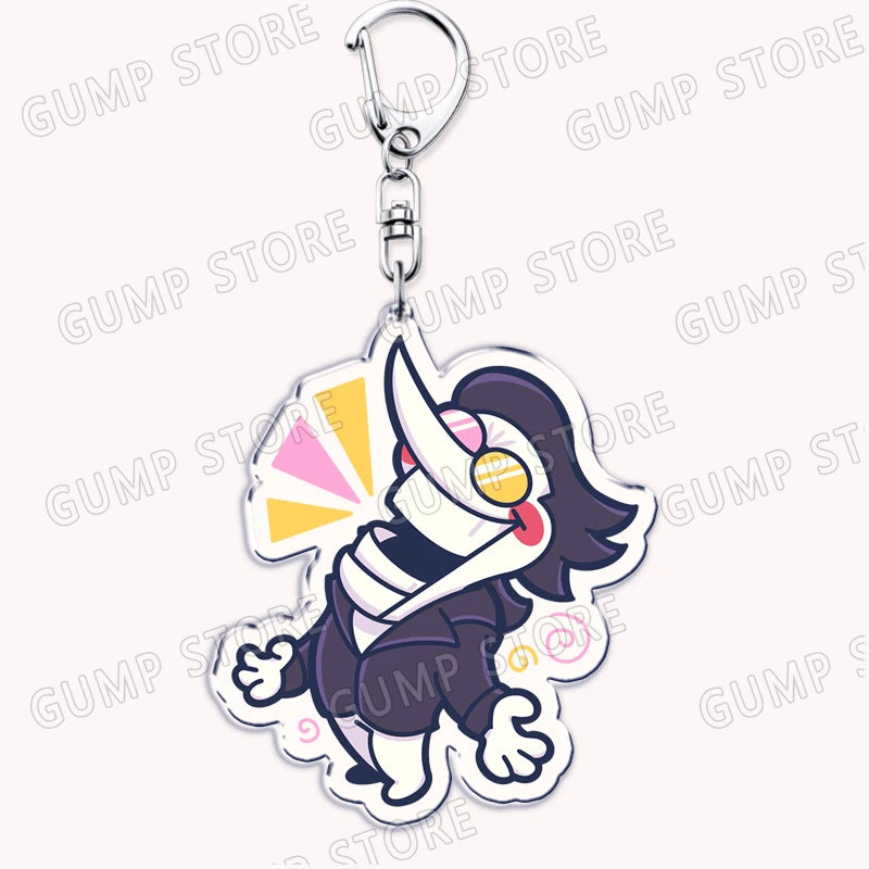 Deltarune & Undertale Keychains – Ralsei, Kris, Susie & Spamton Fan Gaming Accessories
