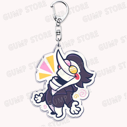 Deltarune & Undertale Keychains – Ralsei, Kris, Susie & Spamton Fan Gaming Accessories