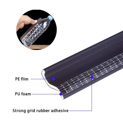 40M Acoustic Foam Window Sealing Strip – Soundproof Door & Window Weather Stripping Tape for Casement Gaps, Noise Reduction & Insulation