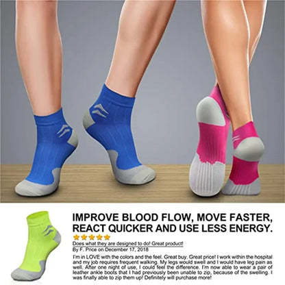 Men's Compression Socks - Breathable Support Socks for Running, Cycling, Outdoor Sports & Everyday Wear