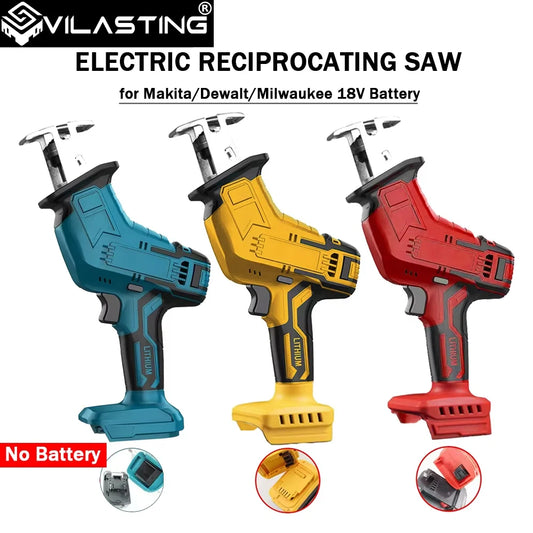 VILASTING Electric Reciprocating Saw Horse Knife – Compact Handheld Outdoor Cutting Tool for Makita/Dewalt/Milwaukee 18V Batteries